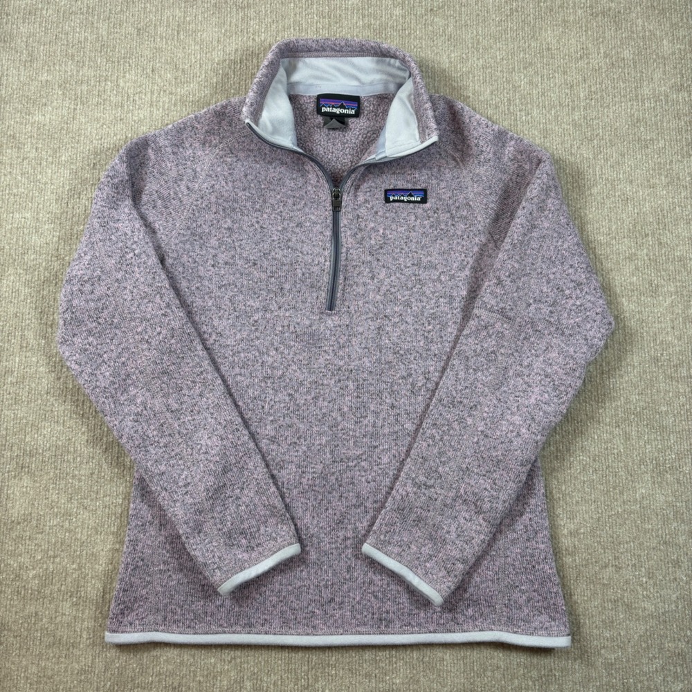 Patagonia Purple Better Sweater Quarter Zip Women's Size Small EUC 25618 - Picture 2 of 7
